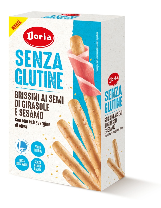 DORIA GRISSINI SEMI GIRASOLE-SESAMO 5 PEZZI DA 20 G - fitfarma.it