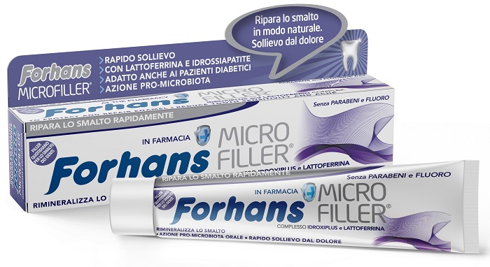 FORHANS DENTIFRICIO MICROFILLER PROTEZIONE SMALTO 75 ML - fitfarma.it