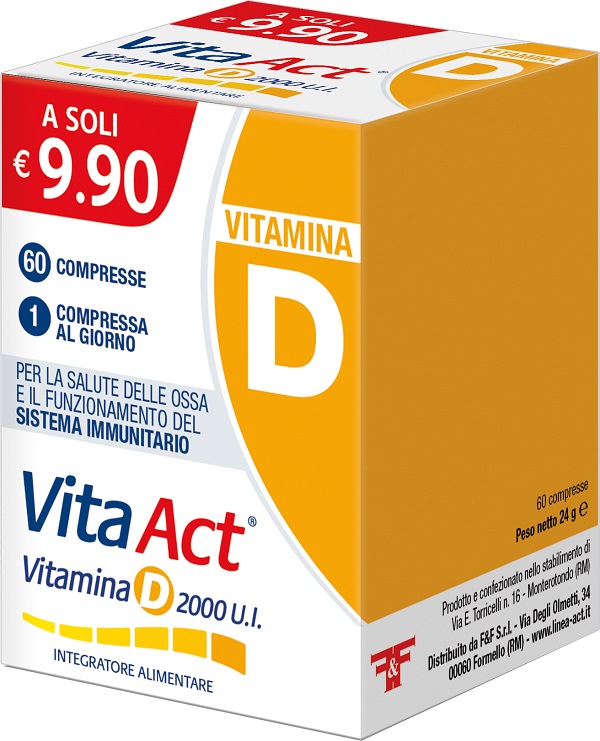 VITAMINA D ACT 2000UI 60 COMPRESSE - fitfarma.it