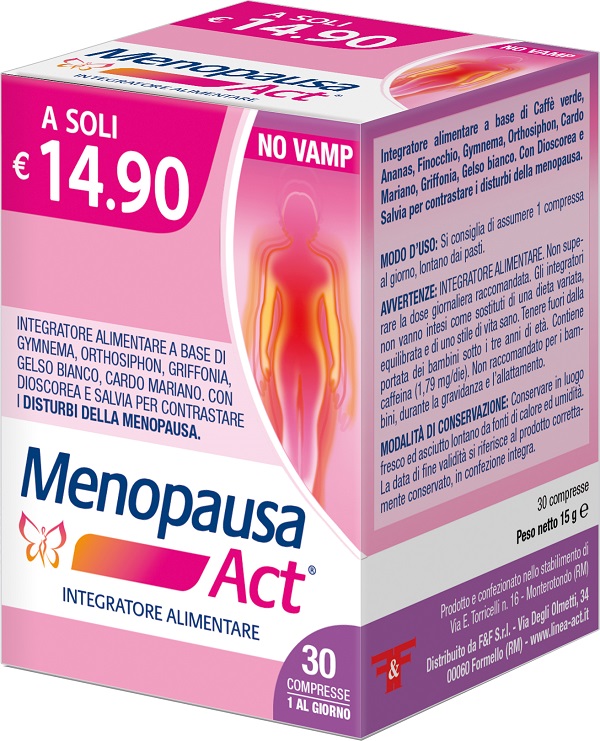 MENOPAUSA ACT 30 COMPRESSE - fitfarma.it