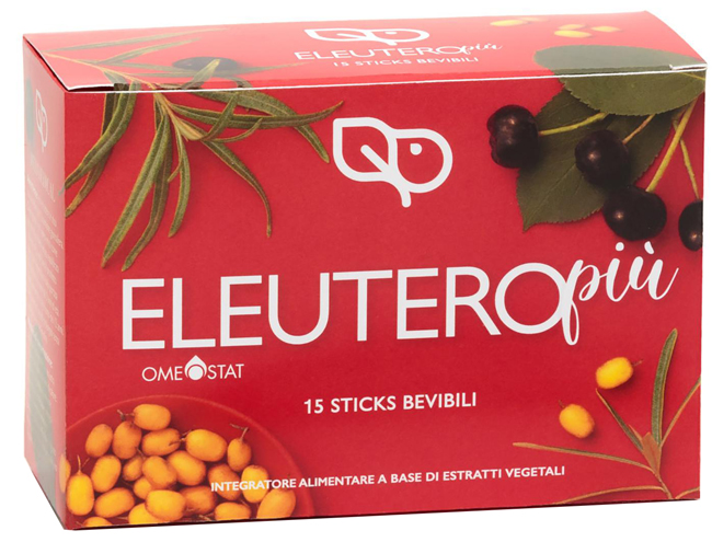 ELEUTEROPIU' OMEOSTAT 15 STICK - fitfarma.it
