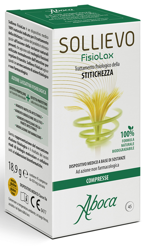 SOLLIEVO FISIOLAX 45 COMPRESSE - fitfarma.it