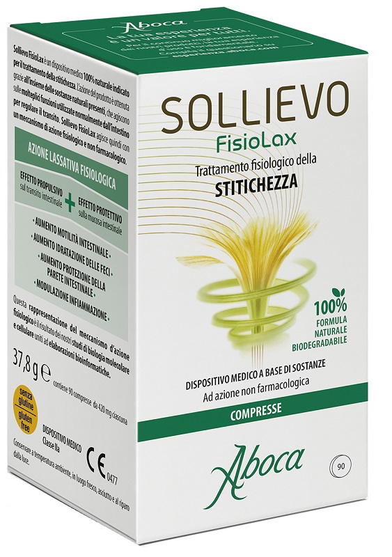 SOLLIEVO FISIOLAX 90 COMPRESSE - fitfarma.it
