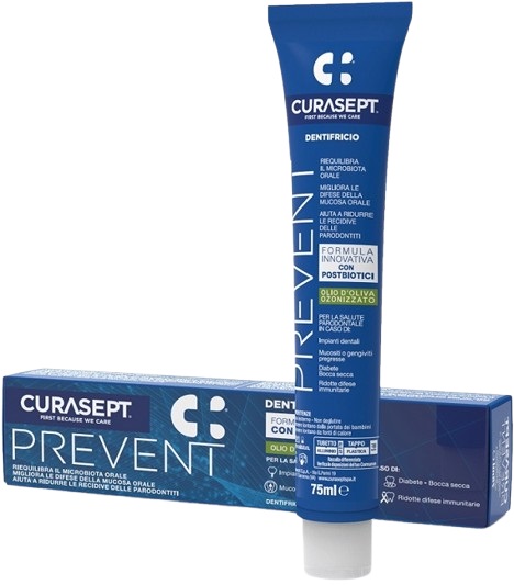 CURASEPT PREVENT DENTIFRICIO 75 ML - fitfarma.it
