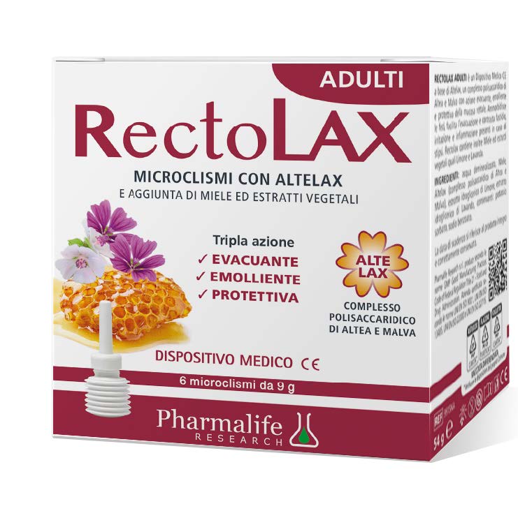RECTOLAX ADULTI MICROCLISMI 6 PEZZI DA 9 G - fitfarma.it