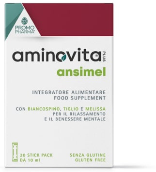 AMINOVITA PLUS ANSIMEL 20 STICK PACK - fitfarma.it