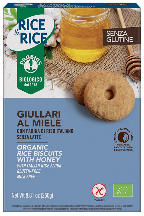 PROBIOS BISCOTTI GIULLARI MIELE 250 G - fitfarma.it