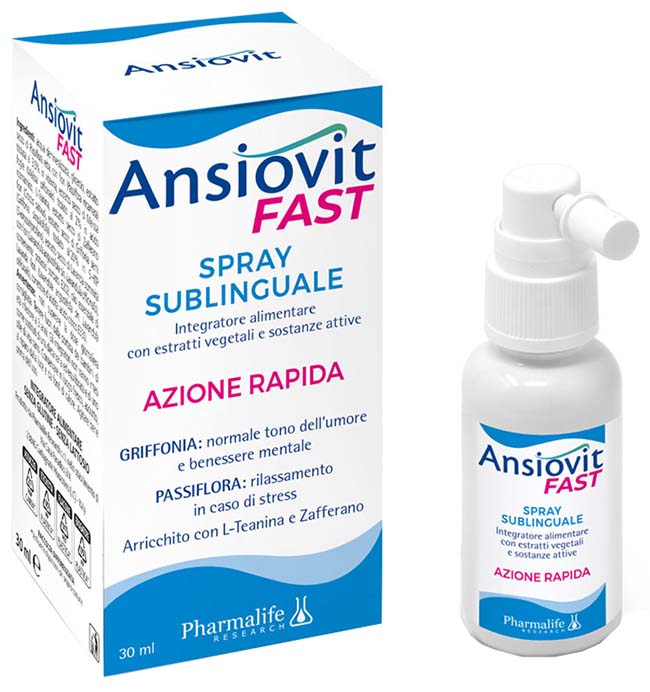 ANSIOVIT FAST SPRAY SUBLINGUALE 30 ML - fitfarma.it