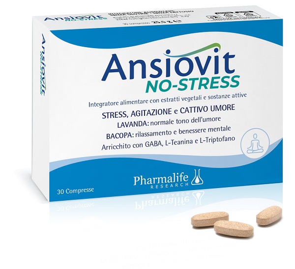 ANSIOVIT NO STRESS 30 COMPRESSE - fitfarma.it