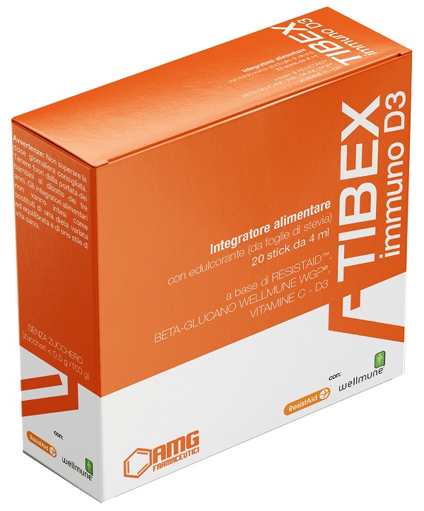 TIBEX IMMUNO D3 20 STICK PACK DA 4 ML - fitfarma.it