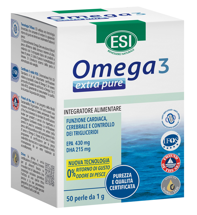 ESI OMEGA 3 EXTRA PURE 50 PERLE - fitfarma.it