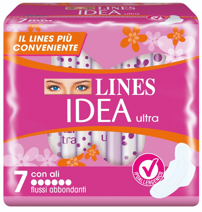 LINES IDEA ULTRA FLUSSI ABBONDANTI 7 PEZZI - fitfarma.it