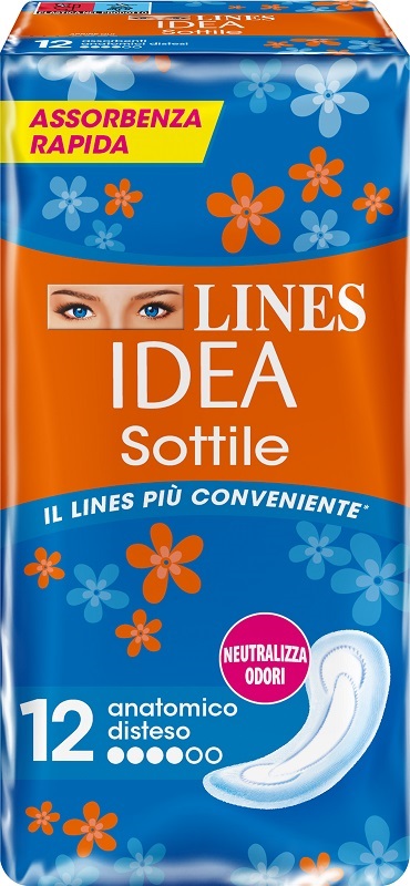 LINES IDEA SOTTILI ANATOMICI 12 PEZZI - fitfarma.it