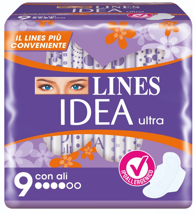 LINES IDEA ULTRA GIORNO ALI 9 PEZZI - fitfarma.it