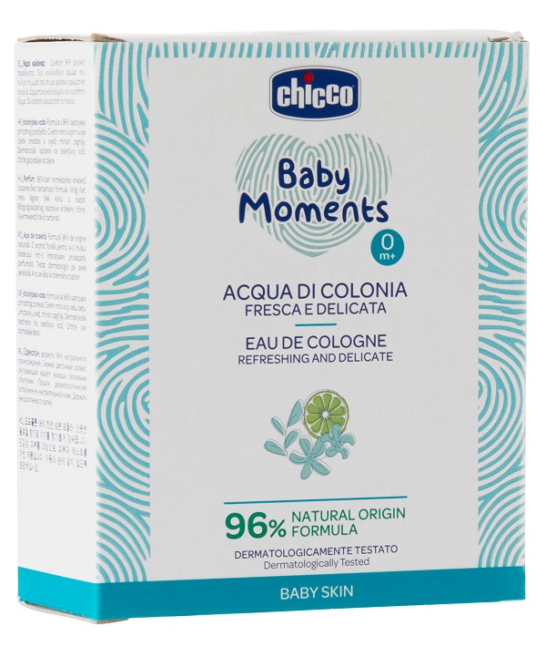 CHICCO BABY MOMENTS ACQUA COLONIA REFRESH 100 ML - fitfarma.it