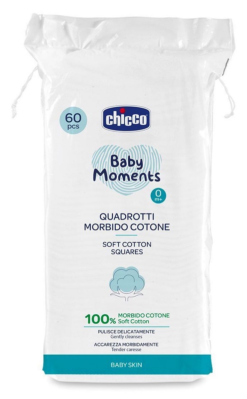 CHICCO BABY MOMENTS QUADROTTI 60 PEZZI - fitfarma.it