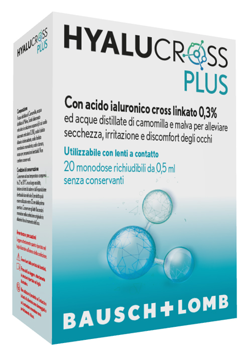 HYALUCROSS PLUS 20 FLACONCINI MONODOSE DA 0,5 ML - fitfarma.it