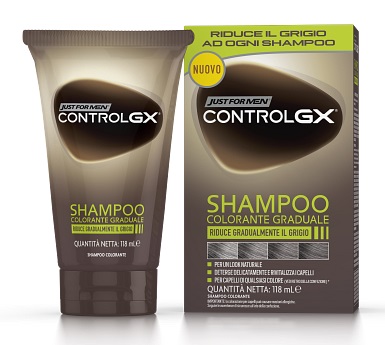 JUST FOR MEN CONTROL GX SHAMPOO COLORANTE GRADUALE 150 ML - fitfarma.it