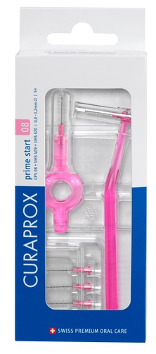 CURAPROX CPS 08 SCOVOLINO PRIME START 08 PINK 5 PEZZI - fitfarma.it