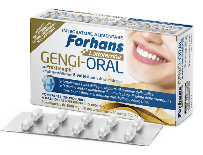 FORHANS LATTOFERRINA GENGI ORAL 30 COMPRESSE - fitfarma.it