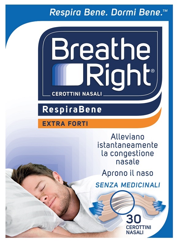 CEROTTI NASALI BREATH RIGHT EXTRA FORTE 30 PEZZI - fitfarma.it