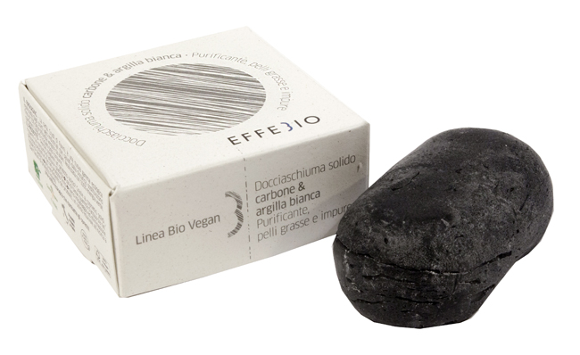 EFFEBIO DOCCIASCHIUMA SOLIDO CARBONE E ARGILLA BIANCA 75 G - fitfarma.it