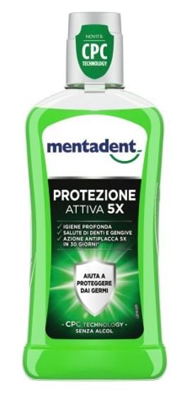MENTADENT COLLUTORIO PROTEZIONE ATTIVA 400 ML - fitfarma.it