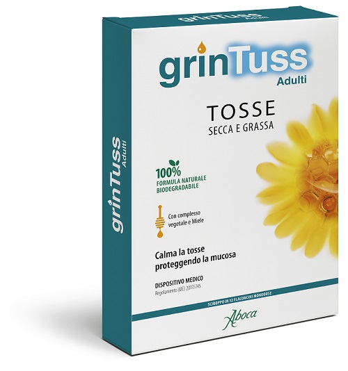 GRINTUSS ADULTI SCIROPPO 12 FLACONCINI - fitfarma.it