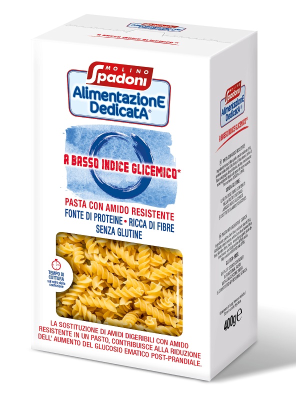 ALIMENTAZIONE DEDICATA FUSILLI BASSO INDICE GLICEMICO SENZA GLUTINE 400 G - fitfarma.it