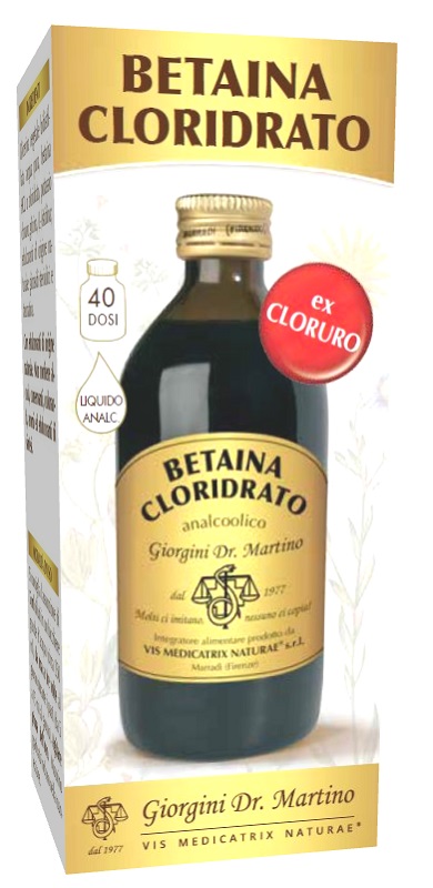 BETAINA CLORIDRATO LIQUIDO ANALCOLICO 200 ML - fitfarma.it