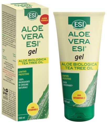ESI ALOE VERA GEL VITAMINA E + TEA TREE 200 ML - fitfarma.it