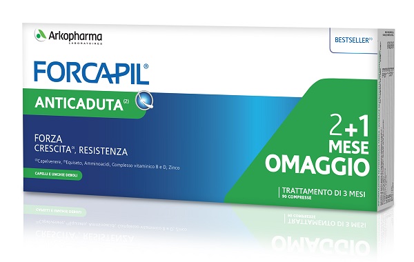 FORCAPIL PACK ANTICADUTA 3 BLISTER DA 30 COMPRESSE - fitfarma.it