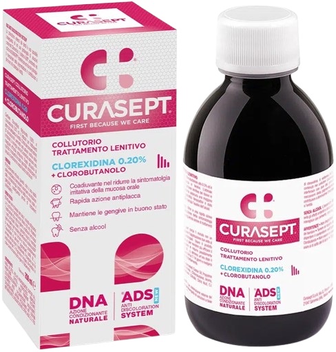 CURASEPT COLLUTORIO ADS DNA TRATTAMENTO LENITIVO 200 ML - fitfarma.it