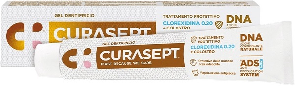 CURASEPT GEL DENTIFRICIO ADS DNA TRATTAMENTO PROTETTIVO 75 ML - fitfarma.it