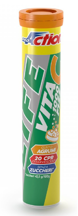 LIFE VITA C 1000 FIZZ AGRUMI 20 COMPRESSE - fitfarma.it