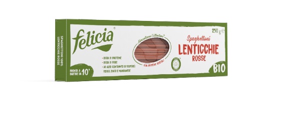 FELICIA SPAGHETTONI LENTICCHIE ROSSE 250 G - fitfarma.it