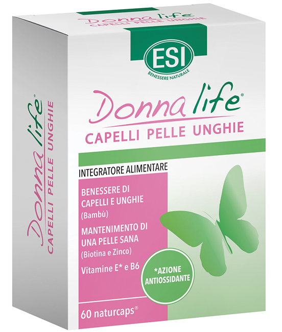 ESI DONNA LIFE CAPELLI PELLE UNGHIE 60 NATURCAPS - fitfarma.it