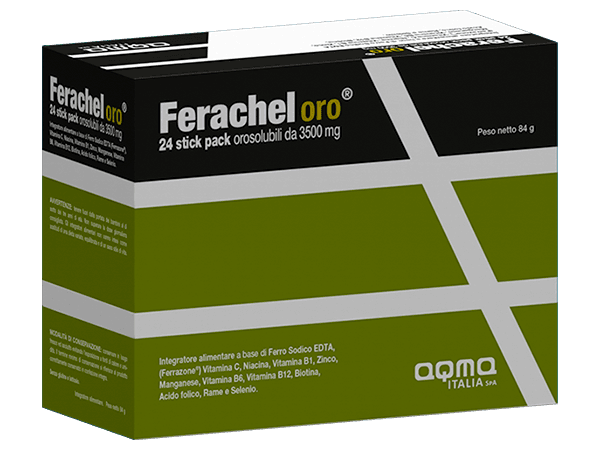 FERACHEL ORO 24 STICK OROSOLUBILI - fitfarma.it