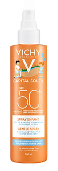 CAPITAL SOLEIL SPRAY KID WATER RESIST 50+ 200 ML - fitfarma.it