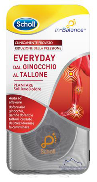 PLANTARE SOLLIEVO DOLORE DA GINOCCHIO A TALLONE SCHOLL IN BALANCE EVERYDAY S - fitfarma.it