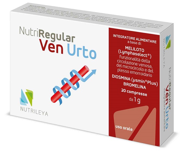 NUTRIREGULAR VEN URTO 20 COMPRESSE - fitfarma.it