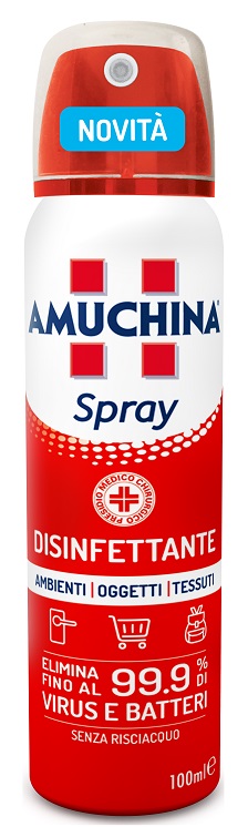 AMUCHINA SPRAY AMBIENTI OGGETTI TESSUTI 100 ML - fitfarma.it