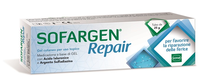 MEDICAZIONE SOFARGEN GEL ACIDO IALURONICO E ARGENTO SULFADIAZINA TUBETTO 25 G - fitfarma.it