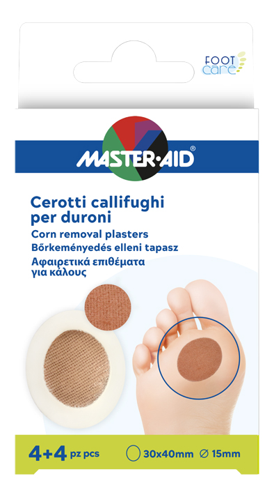 FOOTCARE CALLIFUGHI PER DURONI 4+4 PEZZI - fitfarma.it