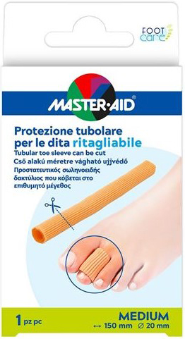 PROTEZIONE TUBOLARE MASTER-AID FOOTCARE RITAGLIABILE 15 CM 20 MM MEDIUM C7 - fitfarma.it