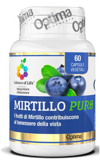 COLOURS OF LIFE MIRTILLO PURO 60 CAPSULE VEGETALI 500 MG - fitfarma.it