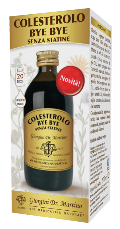 COLESTEROLO BYE BYE SENZA STATINE 200 ML - fitfarma.it