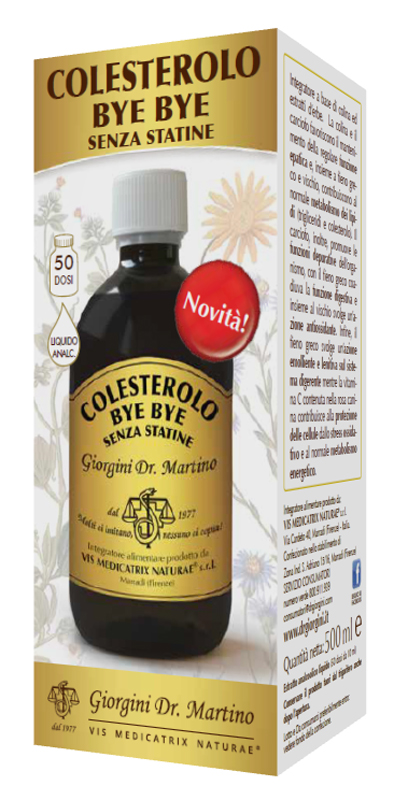 COLESTEROLO BYE BYE SENZA STATINE 500 ML - fitfarma.it