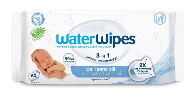 WATERWIPES BIO SALVIETTE 60 PEZZI - fitfarma.it