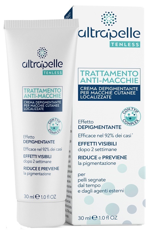 ALTRAPELLE TENLESS TRATTAMENTO ANTI MACCHIE CREMA DEPIGMENTANTE 30 ML - fitfarma.it